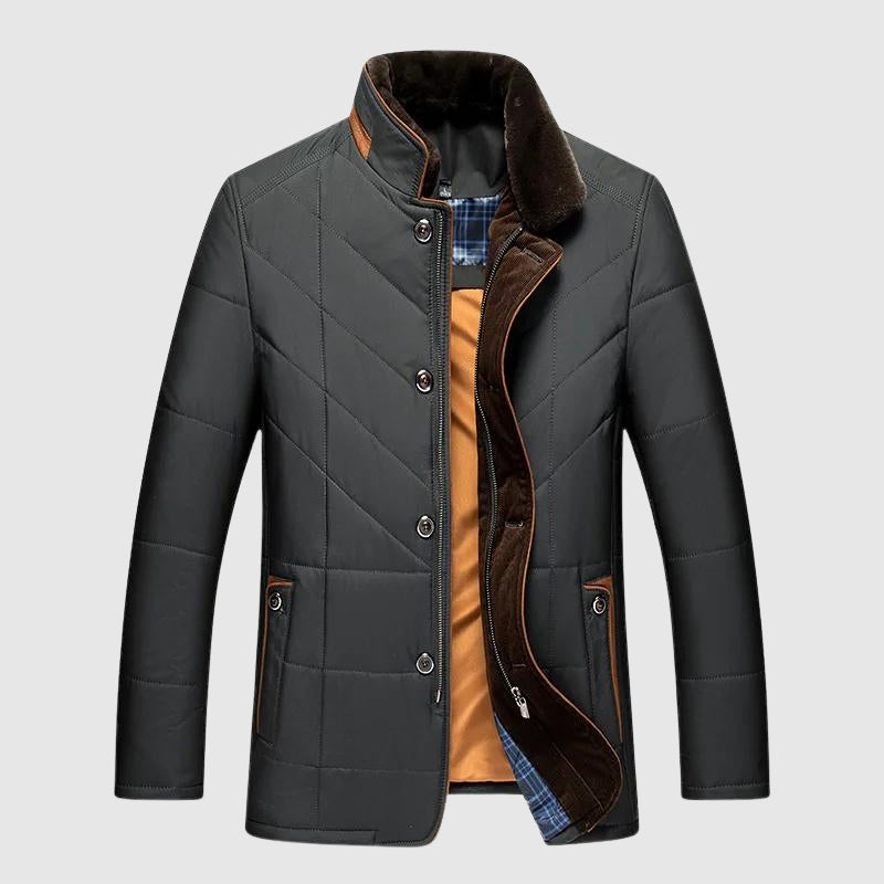 Herren Jacke Stepp Winter Reissverschluss | Stehkragen