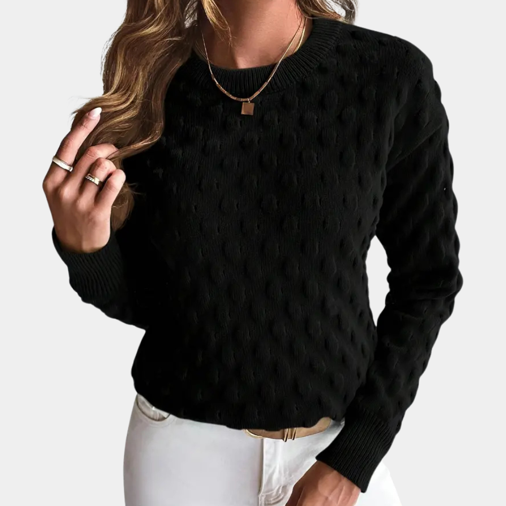 Damen Strickpullover aus Kaschmir | Rundhalsausschnitt