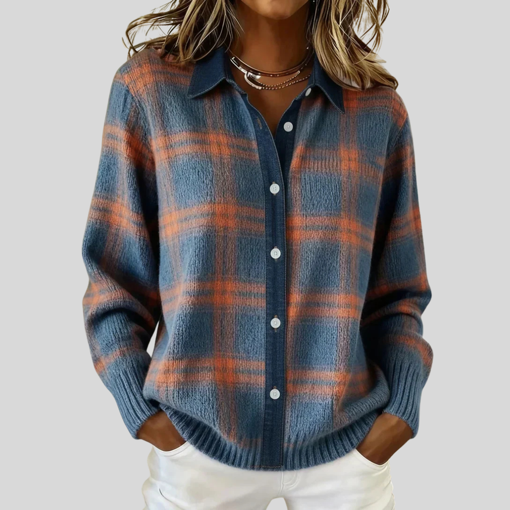 Damen Strickjacke Zuknöpfen Kragen Winter | Strick