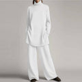 Damen Lässiges Rollkragen Set | Strick