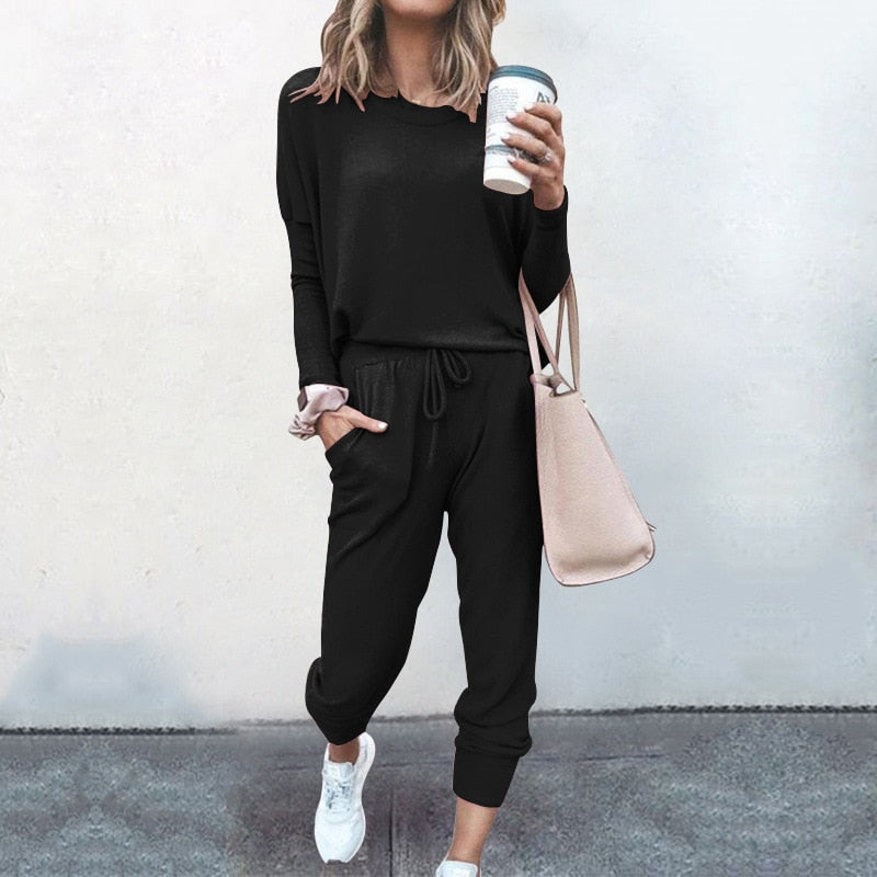 Damen Stilvolles Loungewear Set | Zweiteilig