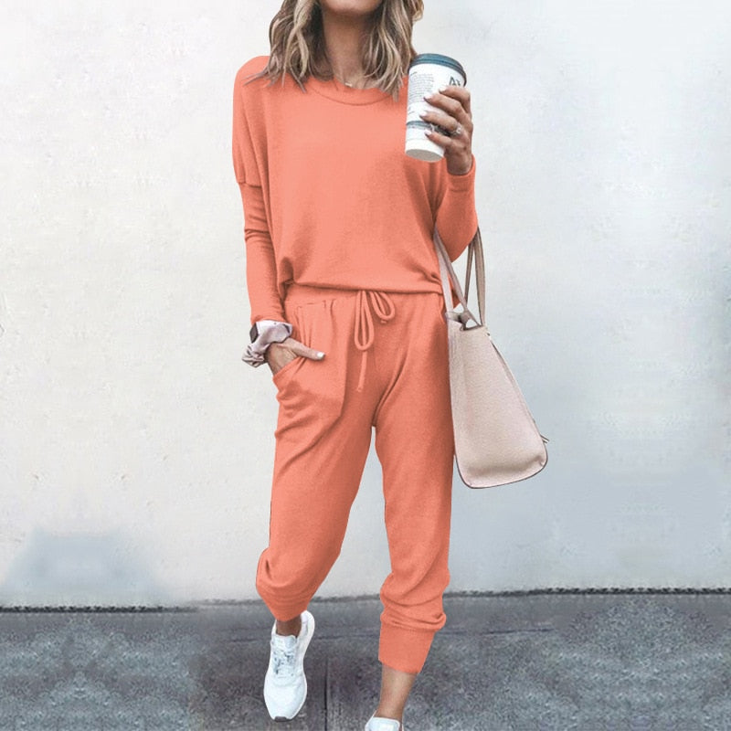 Damen Stilvolles Loungewear Set | Zweiteilig