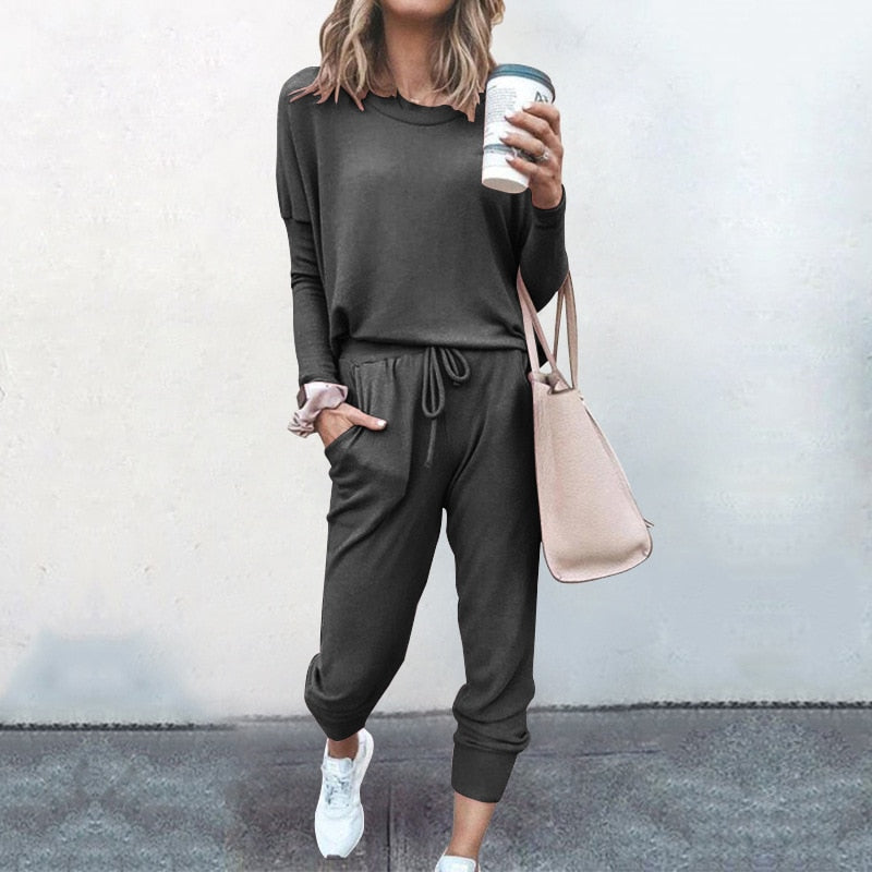 Damen Stilvolles Loungewear Set | Zweiteilig