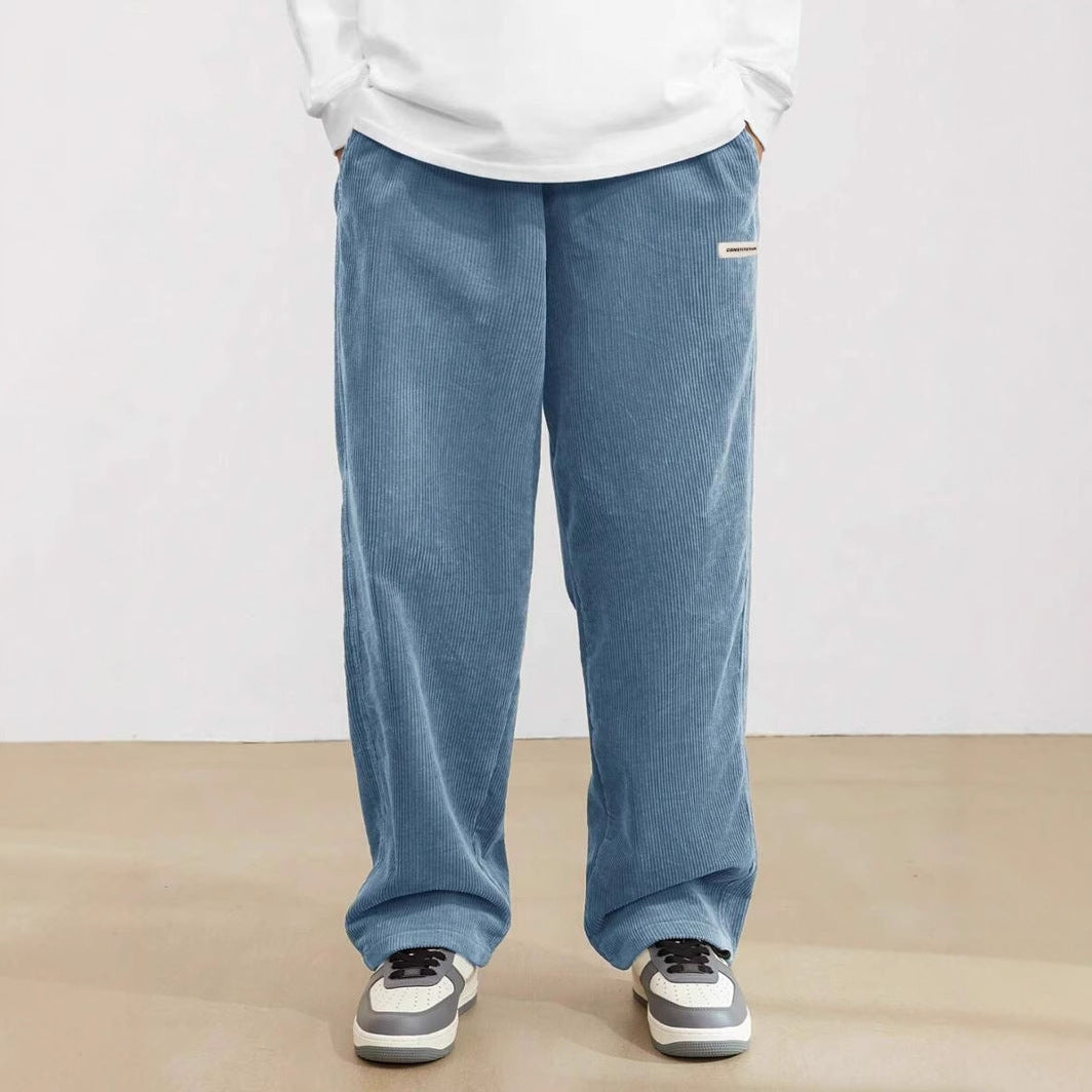 Herren Hose Strick Lang Weite Beine | Winter