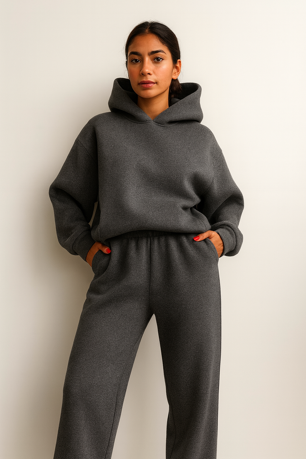 Damen Loungewear Set mit Kapuze | Winter
