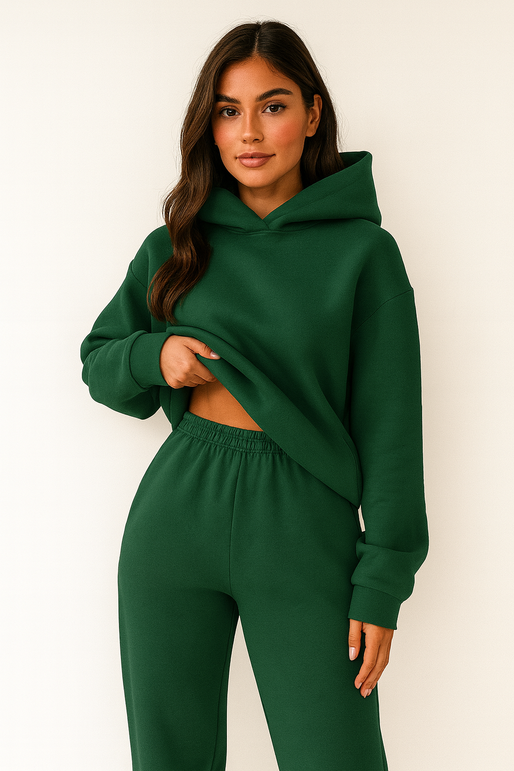 Damen Loungewear Set mit Kapuze | Winter