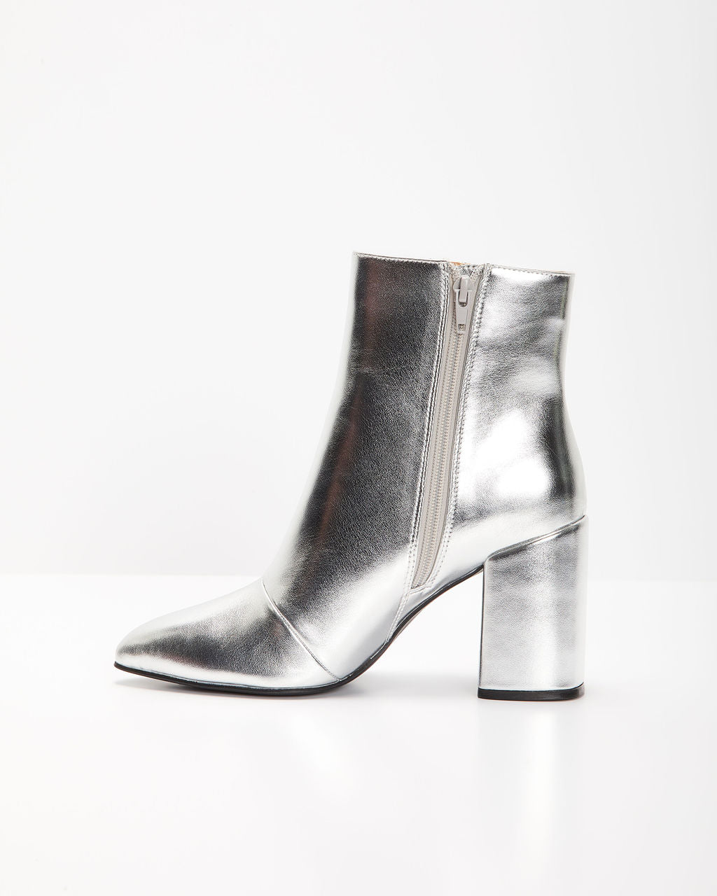 Damen Stiefeletten Silber Mit Reissverschluss | Spitze
