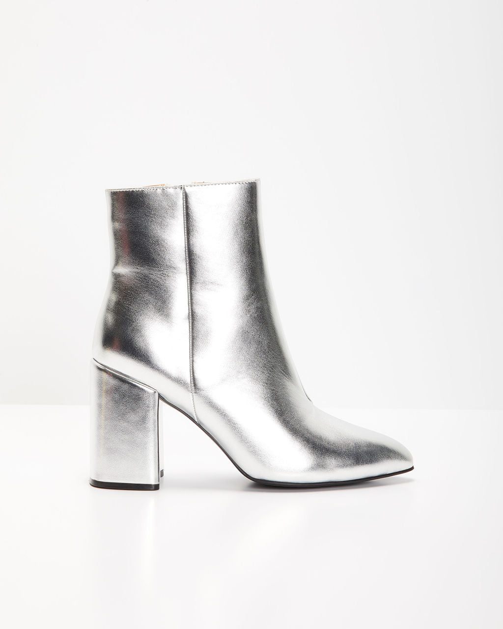 Damen Stiefeletten Silber Mit Reissverschluss | Spitze