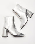 Damen Stiefeletten Silber Mit Reissverschluss | Spitze