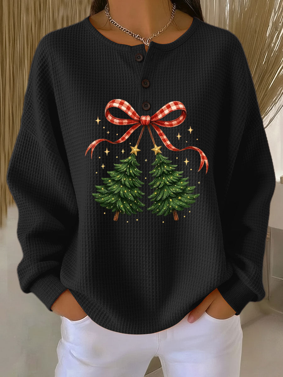 Damen Pullover Strick Gerippter Winter | Mit Rundhalsausschnitt