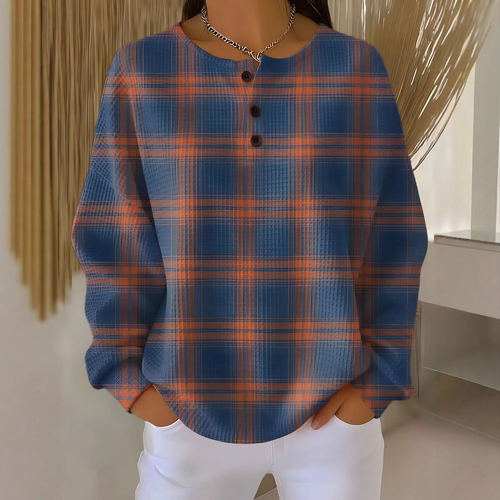 Damen Pullover Strick Gerippter Winter | Mit Rundhalsausschnitt