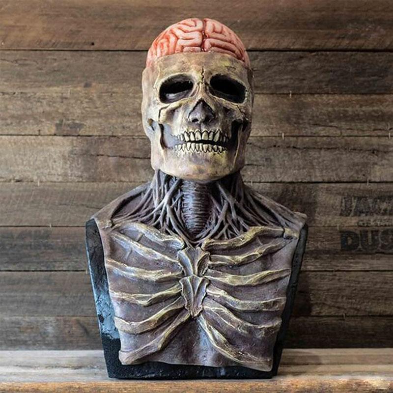Herren Halloween Kostüm Schwarz | Skelett