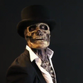 Herren Halloween Kostüm Schwarz | Skelett