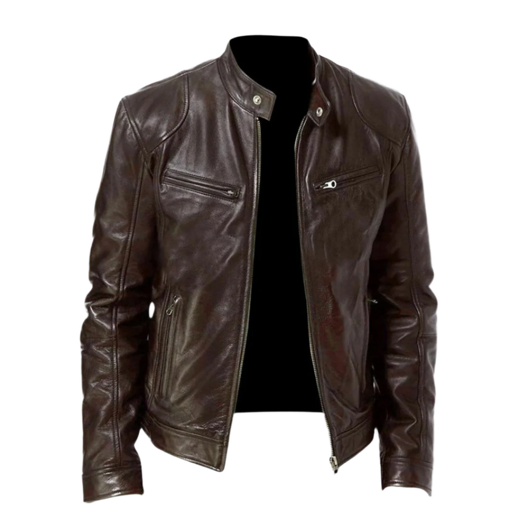 Herren Jacke Motorrad Winter Mit Stehkragen | Reissverschluss
