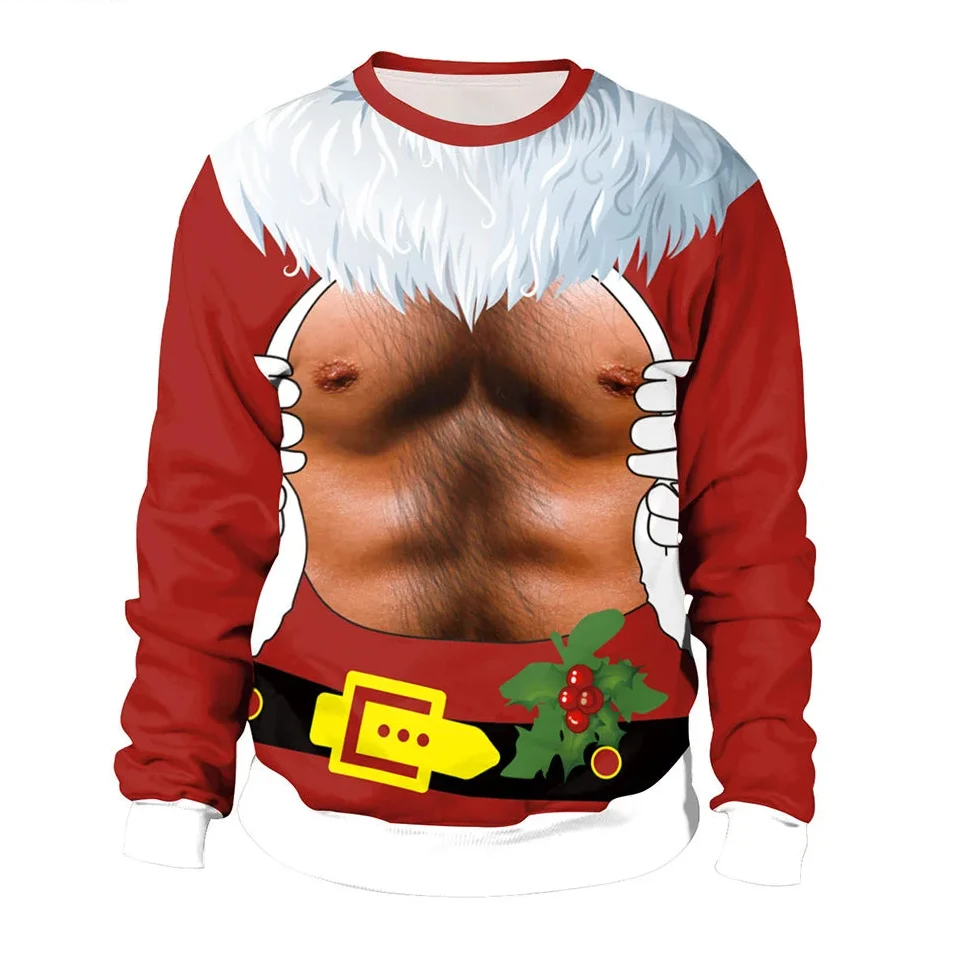 Herren Pullover Strick Gerippter Weihnachts | Winter