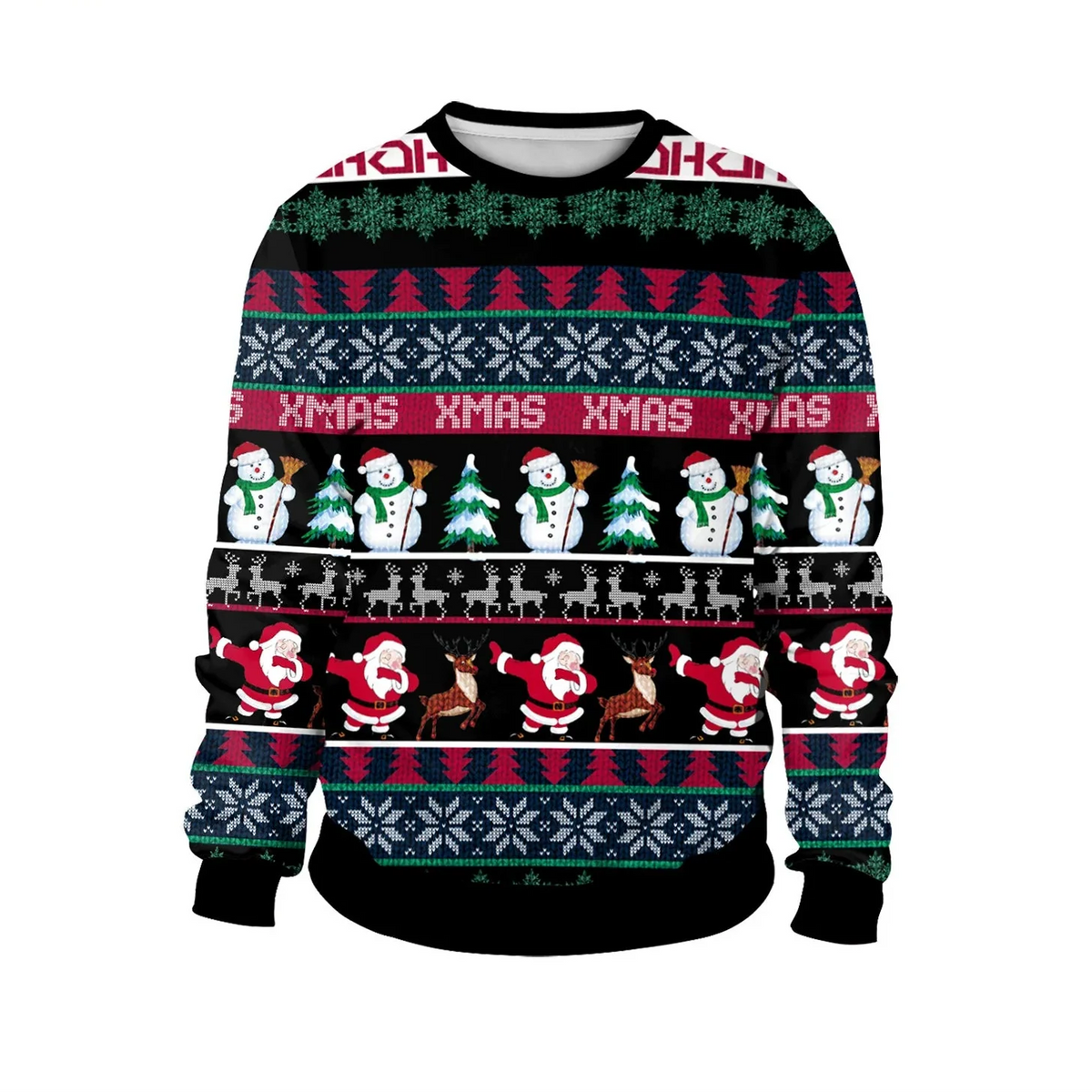 Herren Pullover Strick Gerippter Weihnachts | Winter