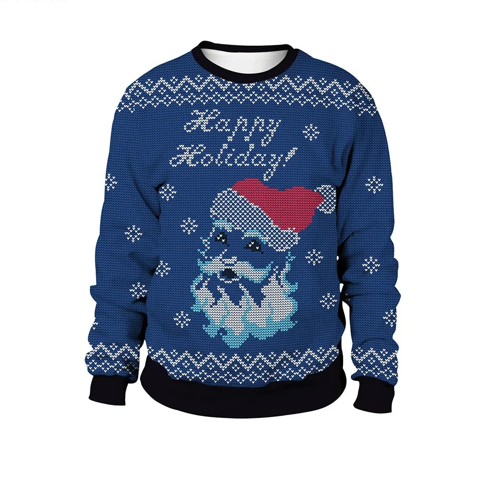 Herren Pullover Strick Gerippter Weihnachts | Winter