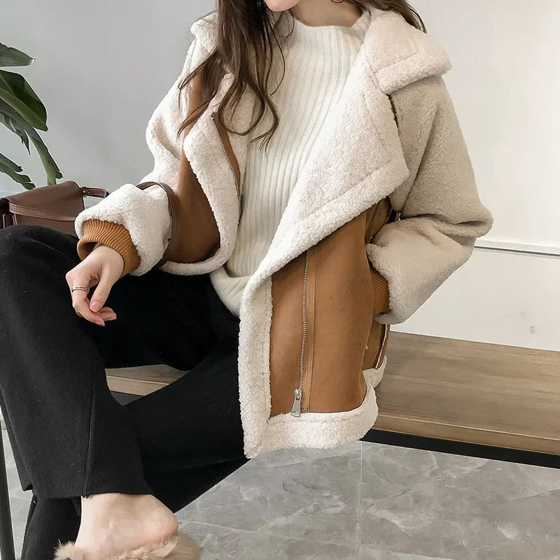 Damen Jacke Winter Mit Kragen | Reissverschluss