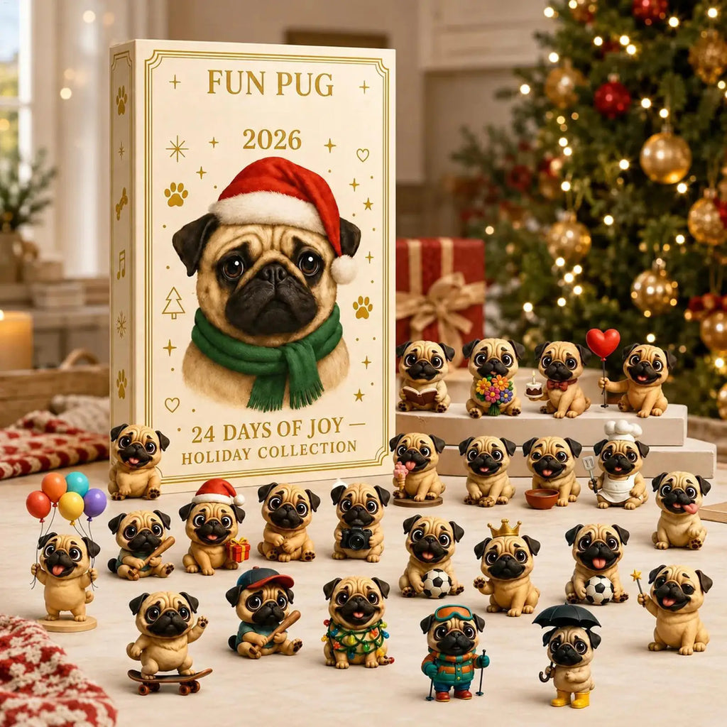 Mops Adventskalender Mit Mini Sammelfiguren | Weihnachten