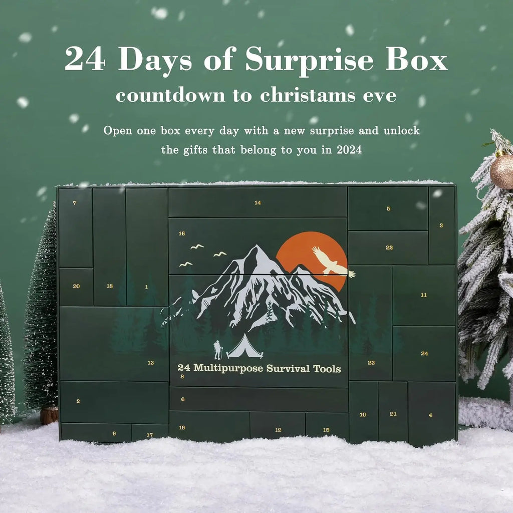 Outdoor Adventskalender Mit Survival Werkzeugen Und Ausrüstung | Weihnachten