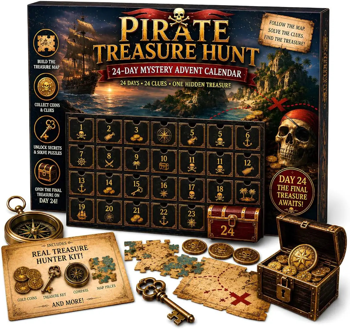 Mystery Rätsel Adventskalender Mit Escape Room Herausforderungen | Weihnachten