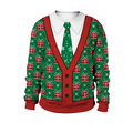 Herren Pullover Strick Gerippter Weihnachts | Winter