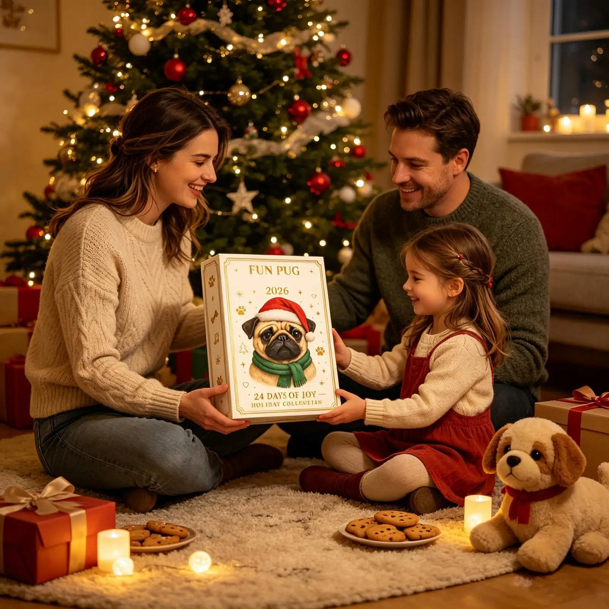 Mops Adventskalender Mit Mini Sammelfiguren | Weihnachten