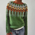 Damen Pullover Norweger Winter Langarm | Strick