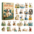 Bullterrier Adventskalender Mit Hunde Anhängern | Weihnachten