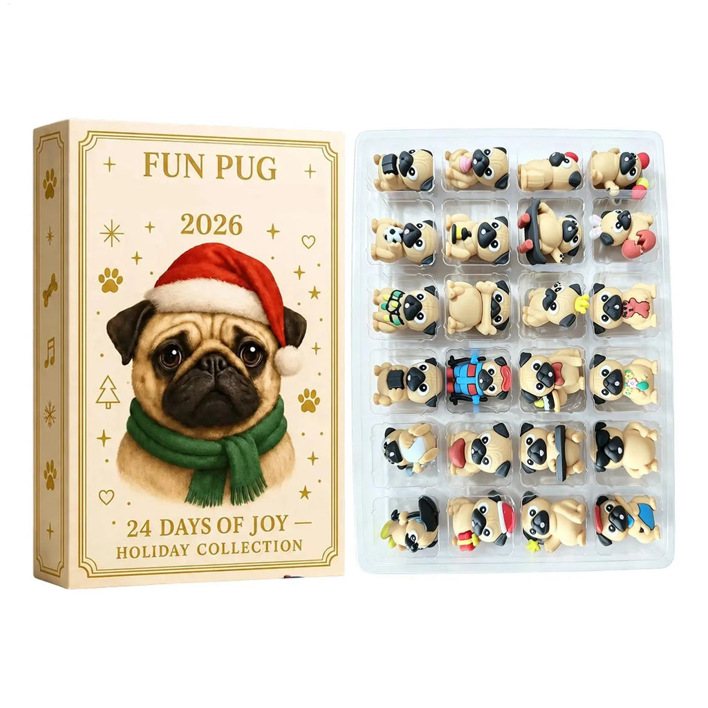 Mops Adventskalender Mit Mini Sammelfiguren | Weihnachten