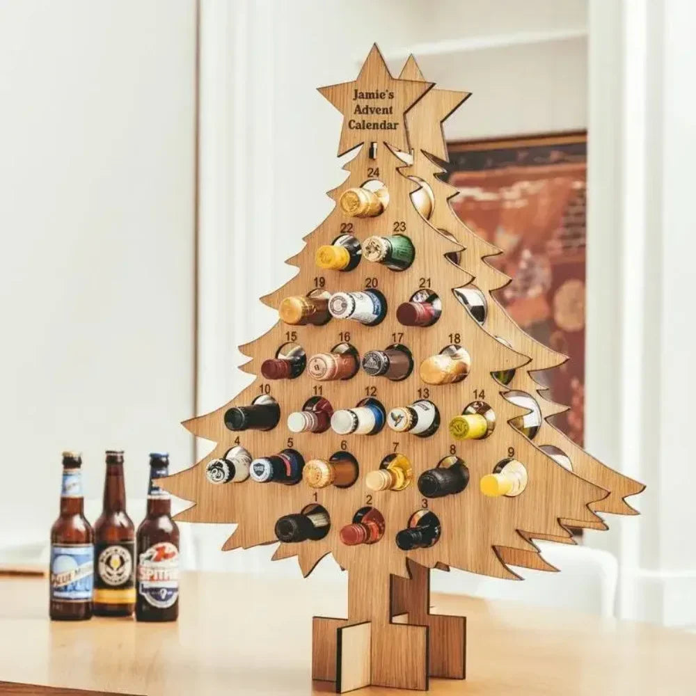 Flaschenständer Adventskalender Für Wein Und Whisky | Weihnachten