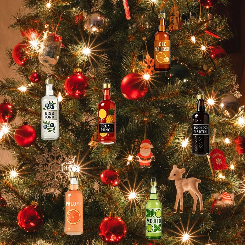 Adventskalender Mit Cocktailflaschen Motiven | Weihnachten