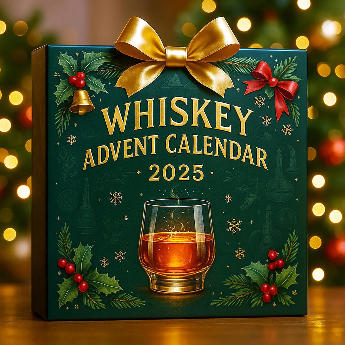 Adventskalender Mit Whiskyflaschen Dekorationen | Weihnachten