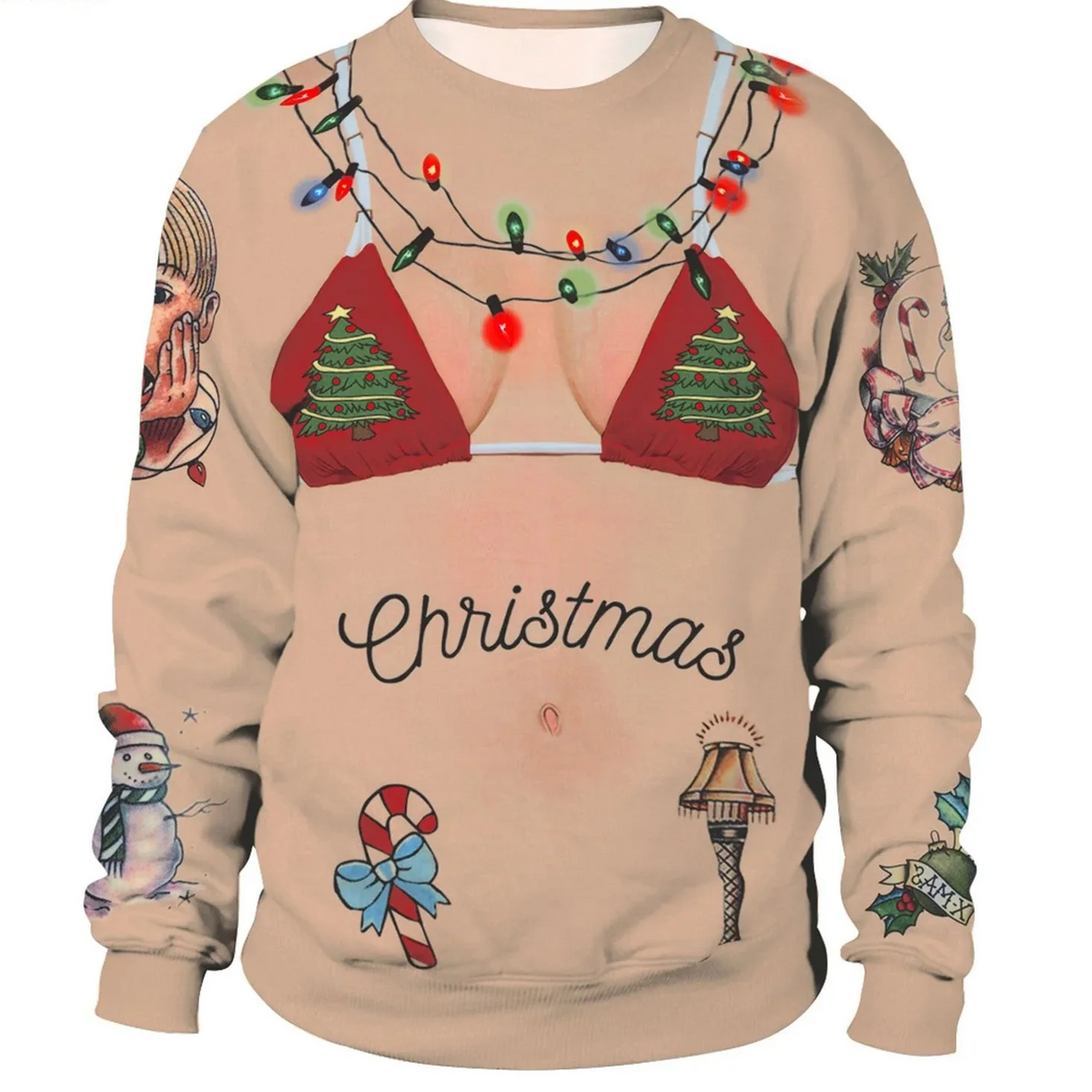 Herren Pullover Strick Gerippter Weihnachts | Winter