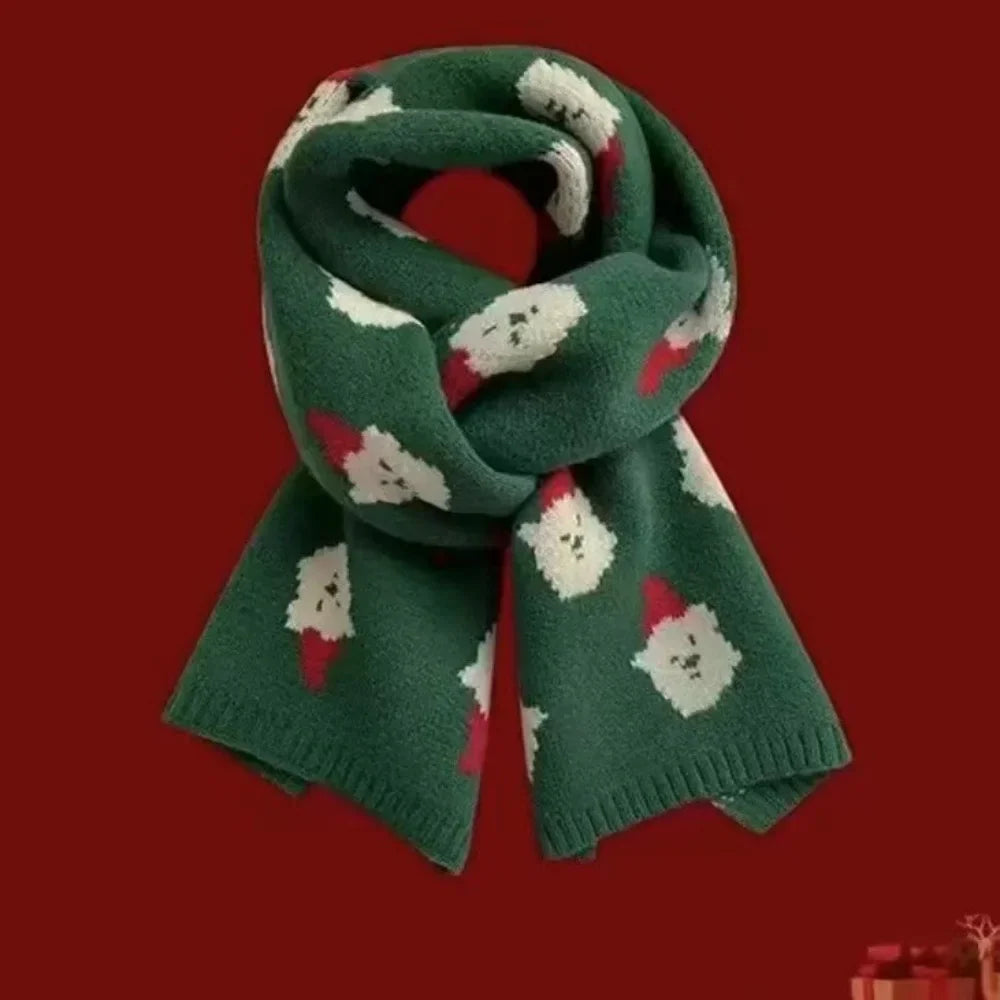 Damen Weihnachts-Strickschal | Winter