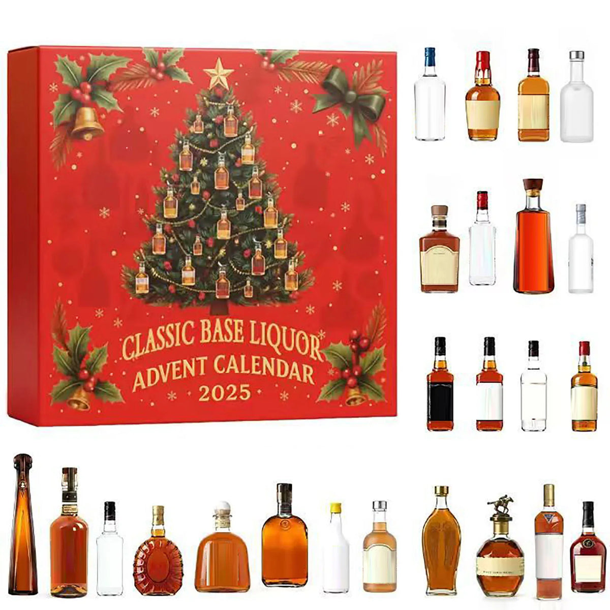 Adventskalender Mit Whisky Baumanhängern | Weihnachten