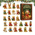 Golden Retriever Adventskalender Mit Christbaumschmuck | Weihnachten