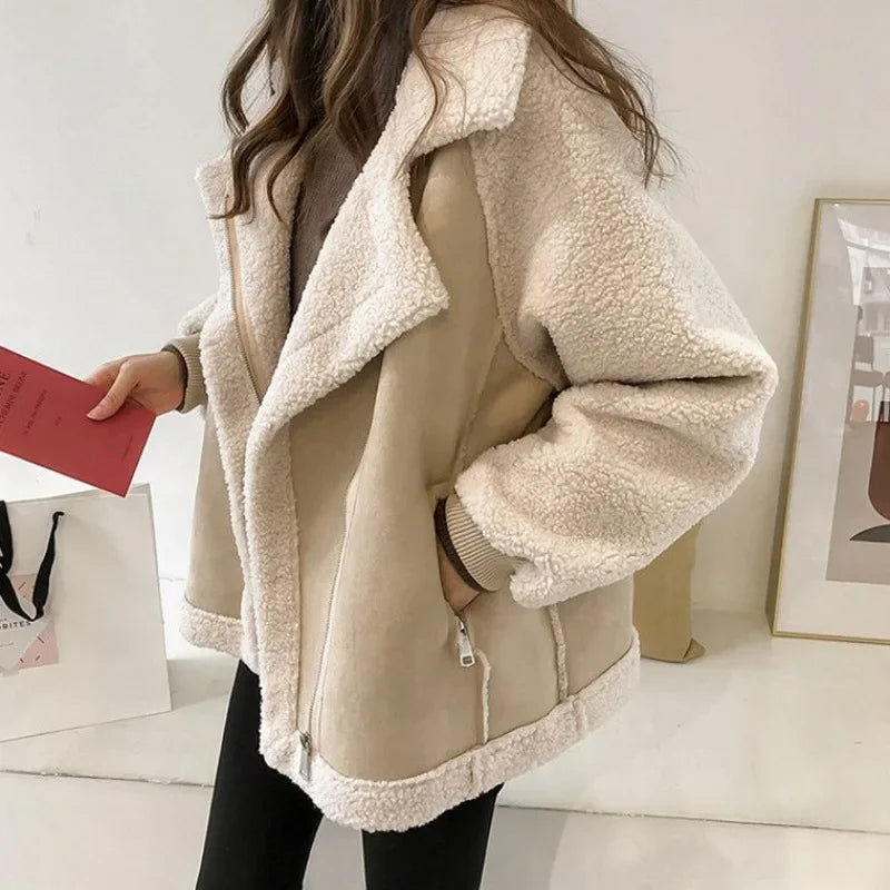 Damen Jacke Winter Mit Kragen | Reissverschluss