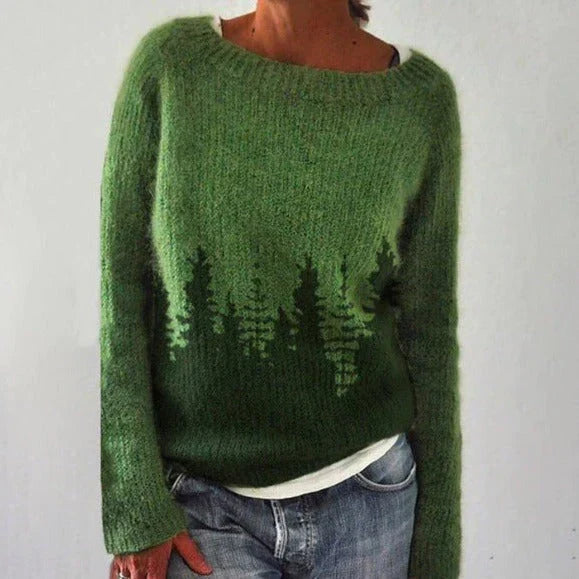 Damen Pullover Norweger Winter Langarm | Strick