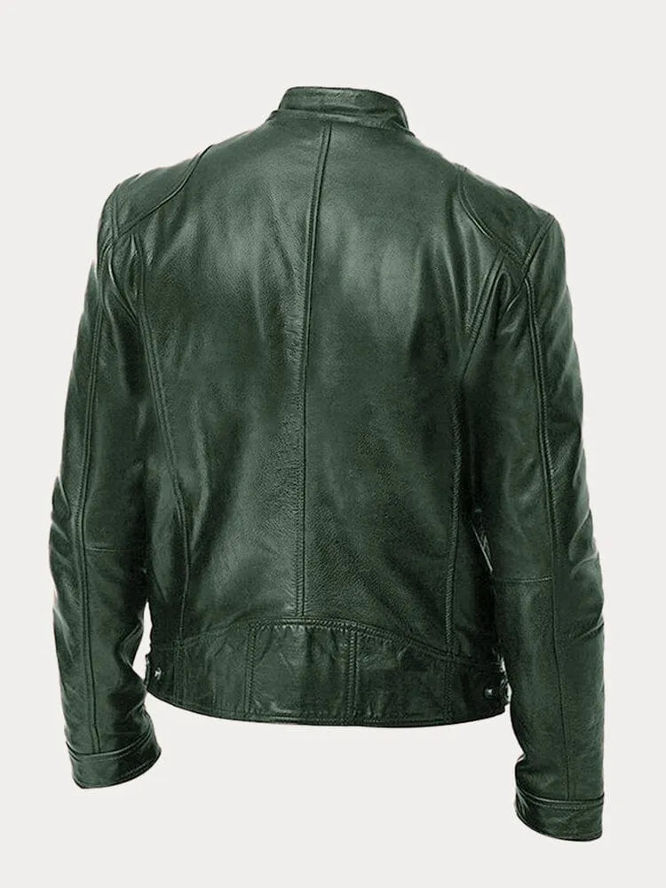 Herren Jacke Motorrad Winter Reissverschluss | Vintage