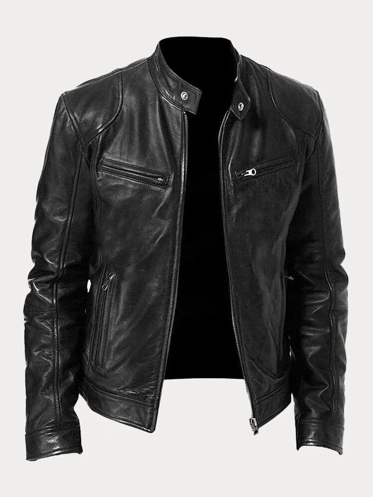 Herren Jacke Motorrad Winter Reissverschluss | Vintage
