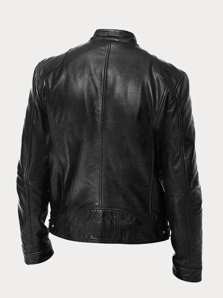 Herren Jacke Motorrad Winter Reissverschluss | Vintage