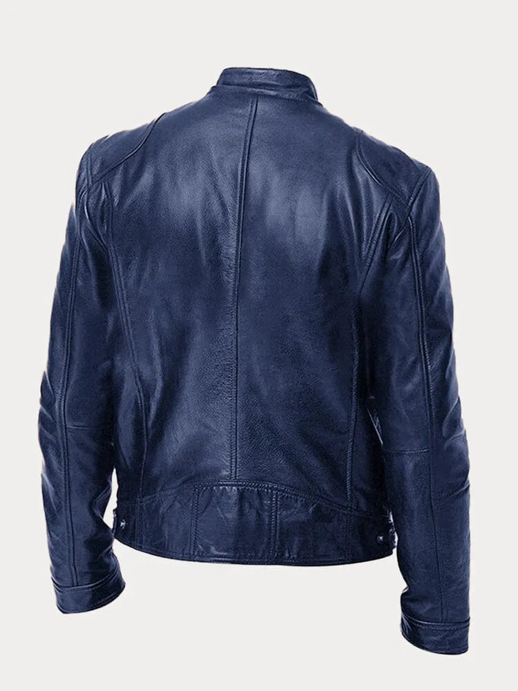 Herren Jacke Motorrad Winter Reissverschluss | Vintage