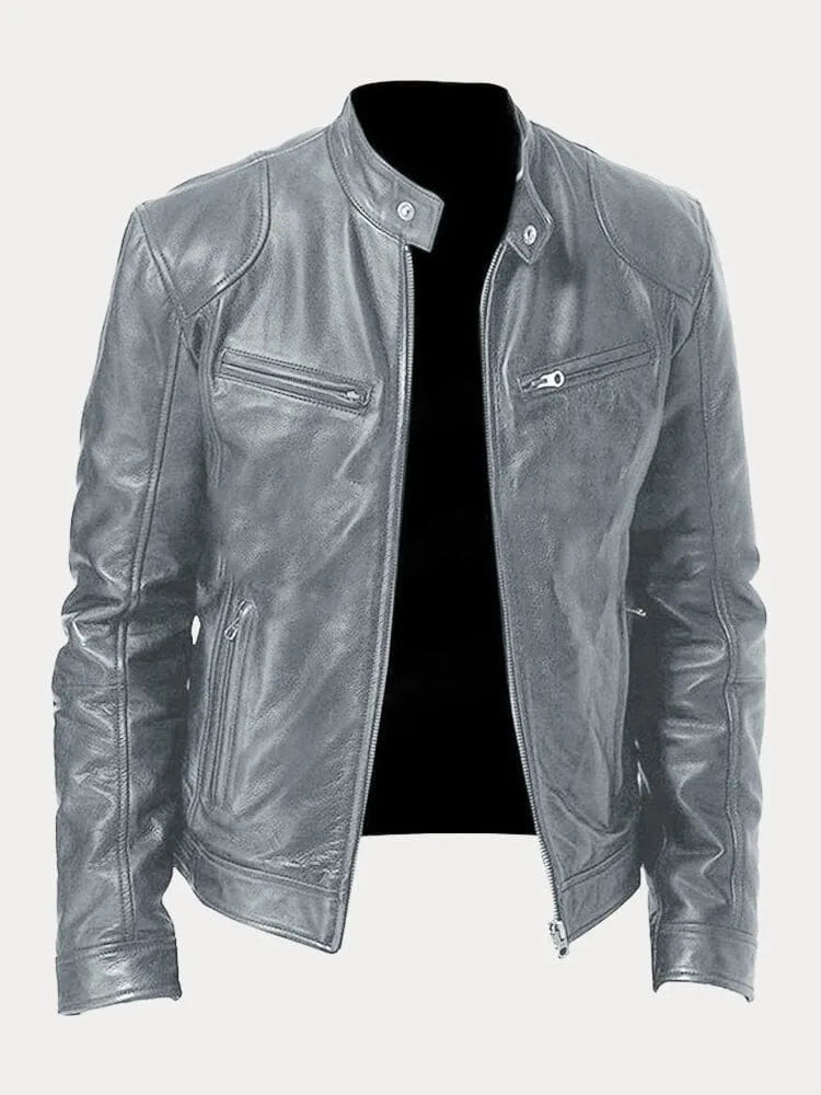 Herren Jacke Motorrad Winter Reissverschluss | Vintage