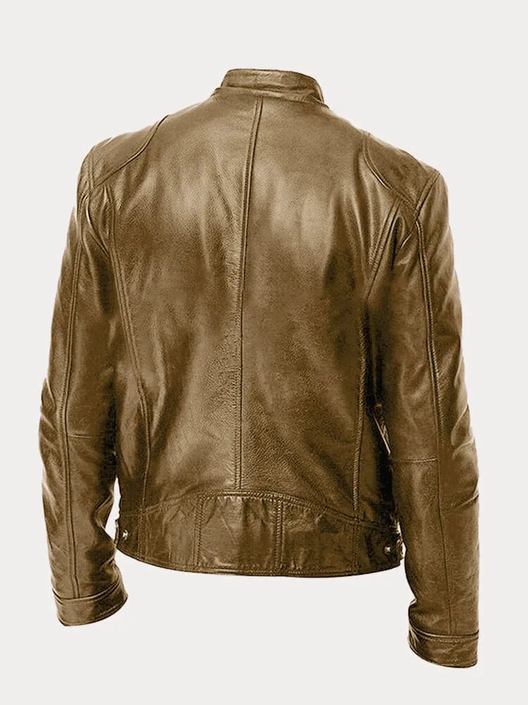 Herren Jacke Motorrad Winter Reissverschluss | Vintage