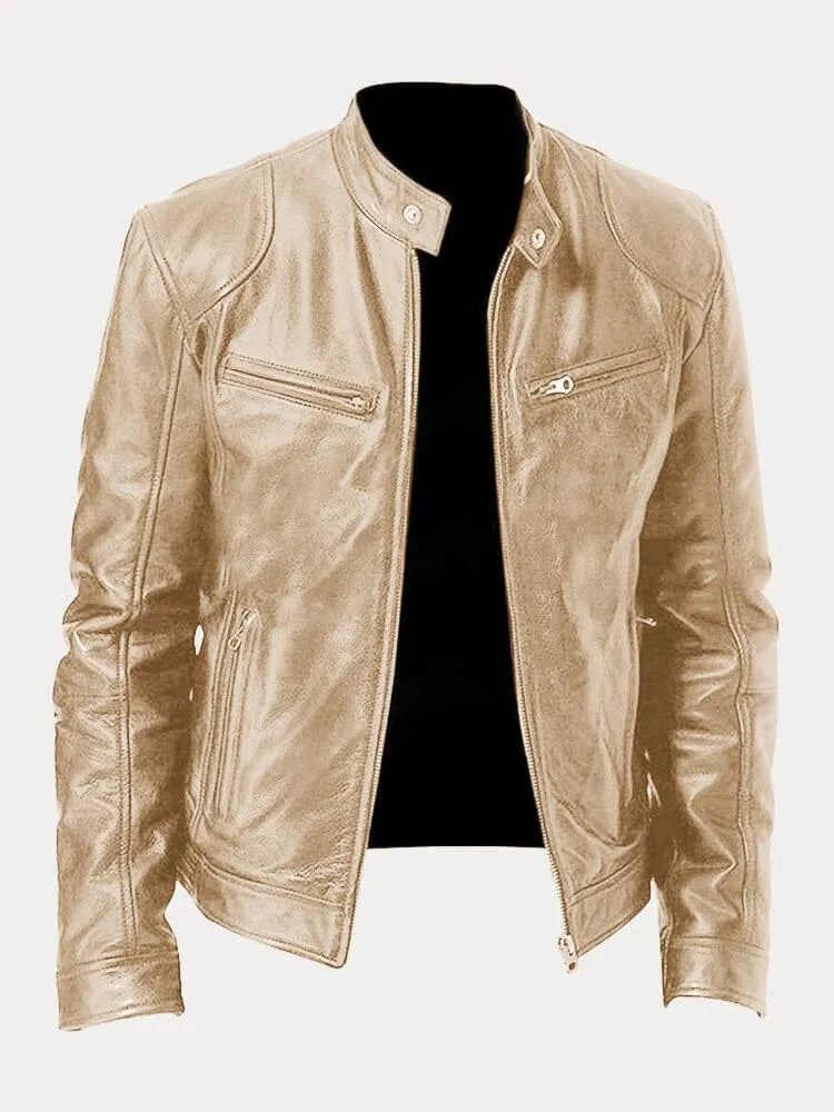 Herren Jacke Motorrad Winter Reissverschluss | Vintage