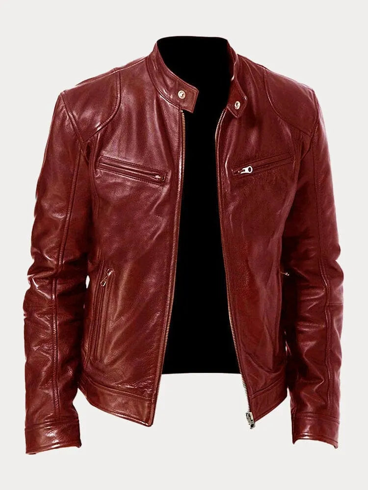 Herren Jacke Motorrad Winter Reissverschluss | Vintage