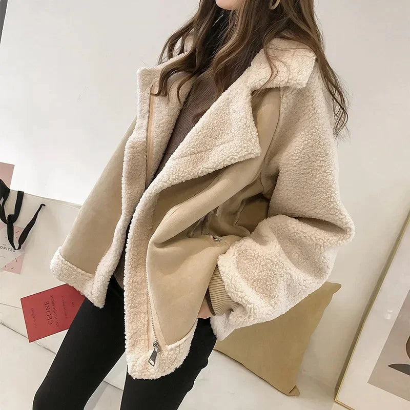 Damen Jacke Winter Mit Kragen | Reissverschluss