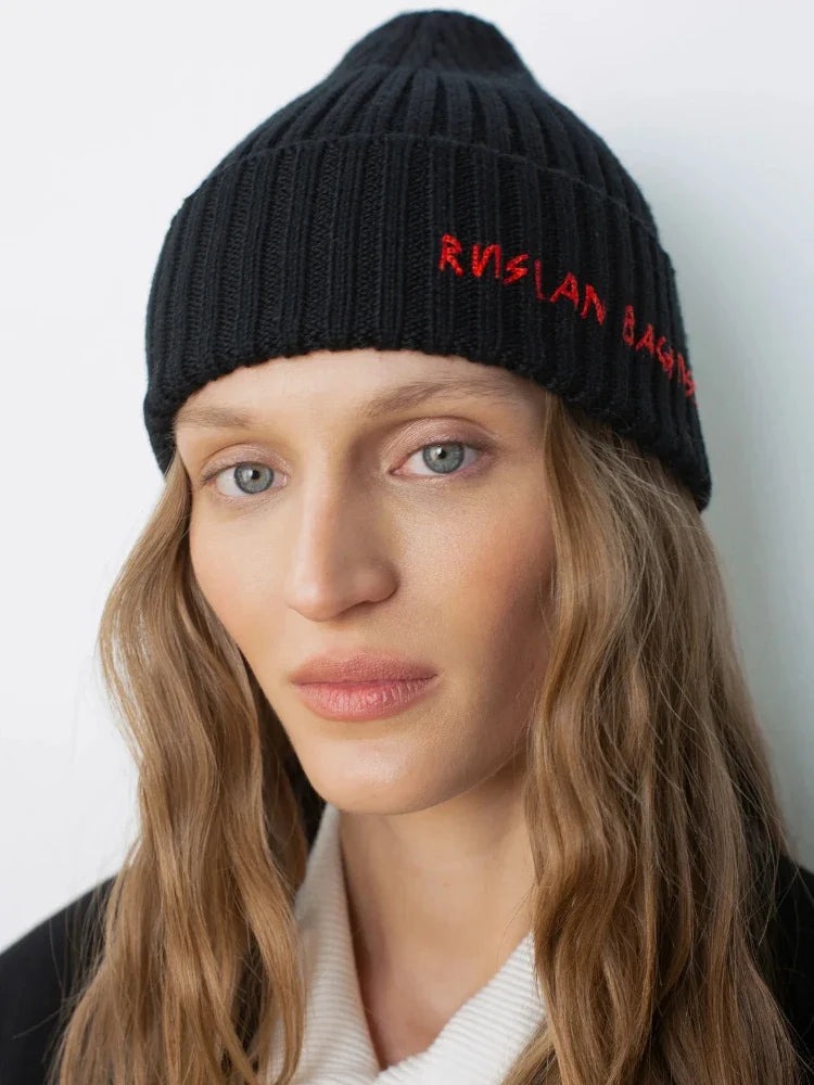 Damen Warme Beanie-Strickmütze | Winter