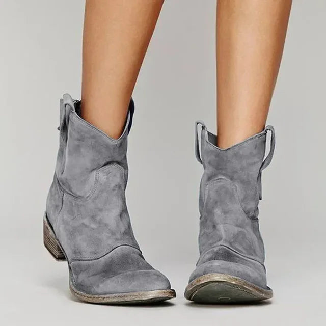 Damen Stiefel Cowboy Vintage Absatz | Winter